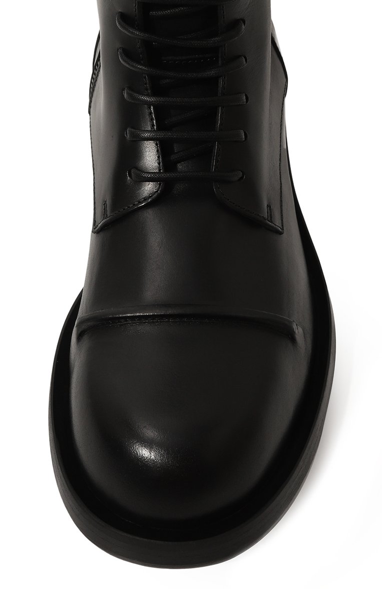 Кожаные ботинки gillian pintuck ANN DEMEULEMEESTER, арт. 2402-M-C15-LT049-099, фото 1