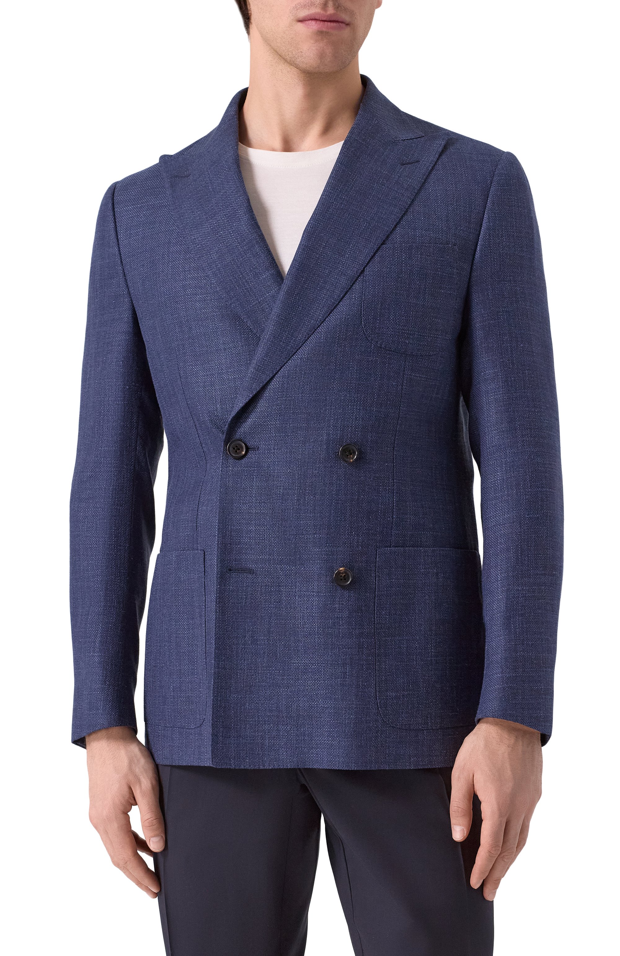 Пиджак из шерсти и шелка CORNELIANI, арт. 25X009-2516229, фото 4