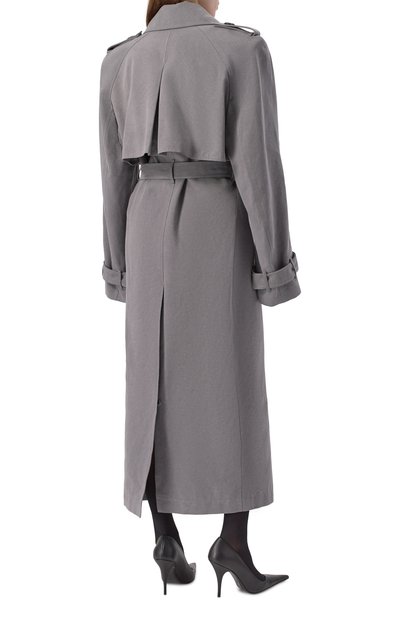 Хлопковый тренч THE ATTICO, арт. 247WCC68/D088, фото 4