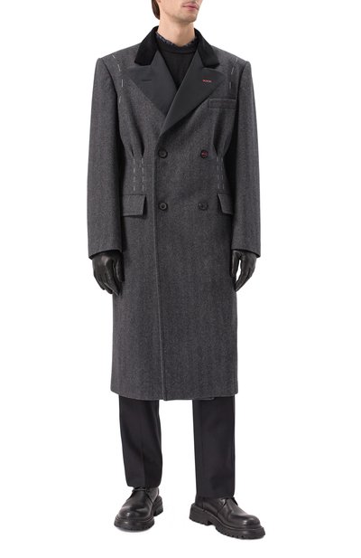 Шерстяное пальто MAISON MARGIELA, арт. SI1AA0002/S53338, фото 3