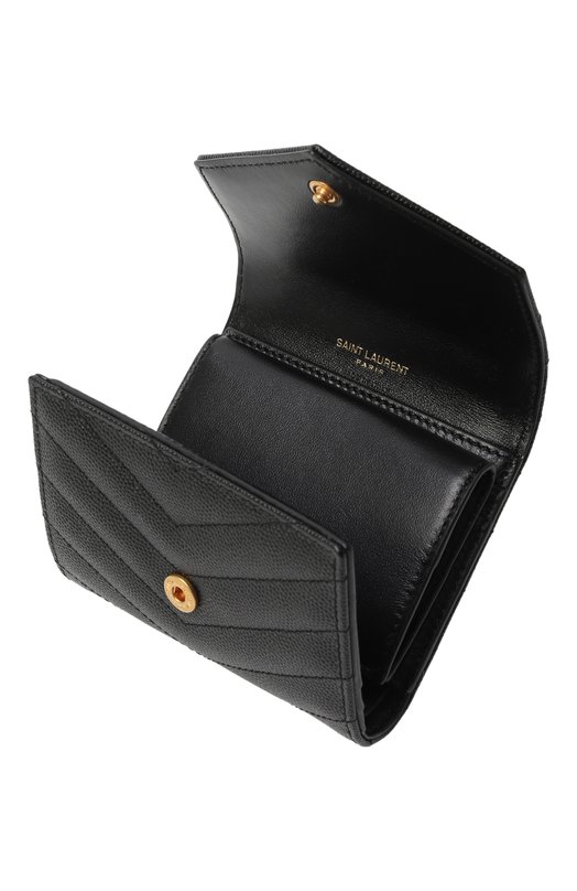 Кожаный кошелек Saint Laurent 692061/B0W01 Чёрный  692061/B0W01 Фото 3