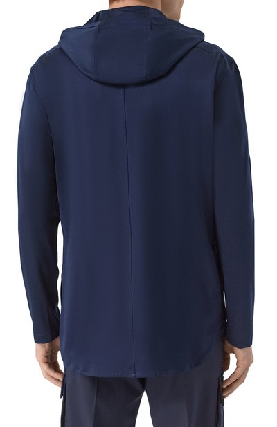 Хлопковая рубашка KITON, арт. UMCPETEH0923416, фото 4