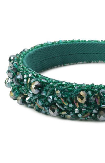 Ободок JUNEFEE зеленого цвета по цене 17800 руб., арт. 7778, фото 3 Ободок JUNEFEE, арт. 7778, фото 3