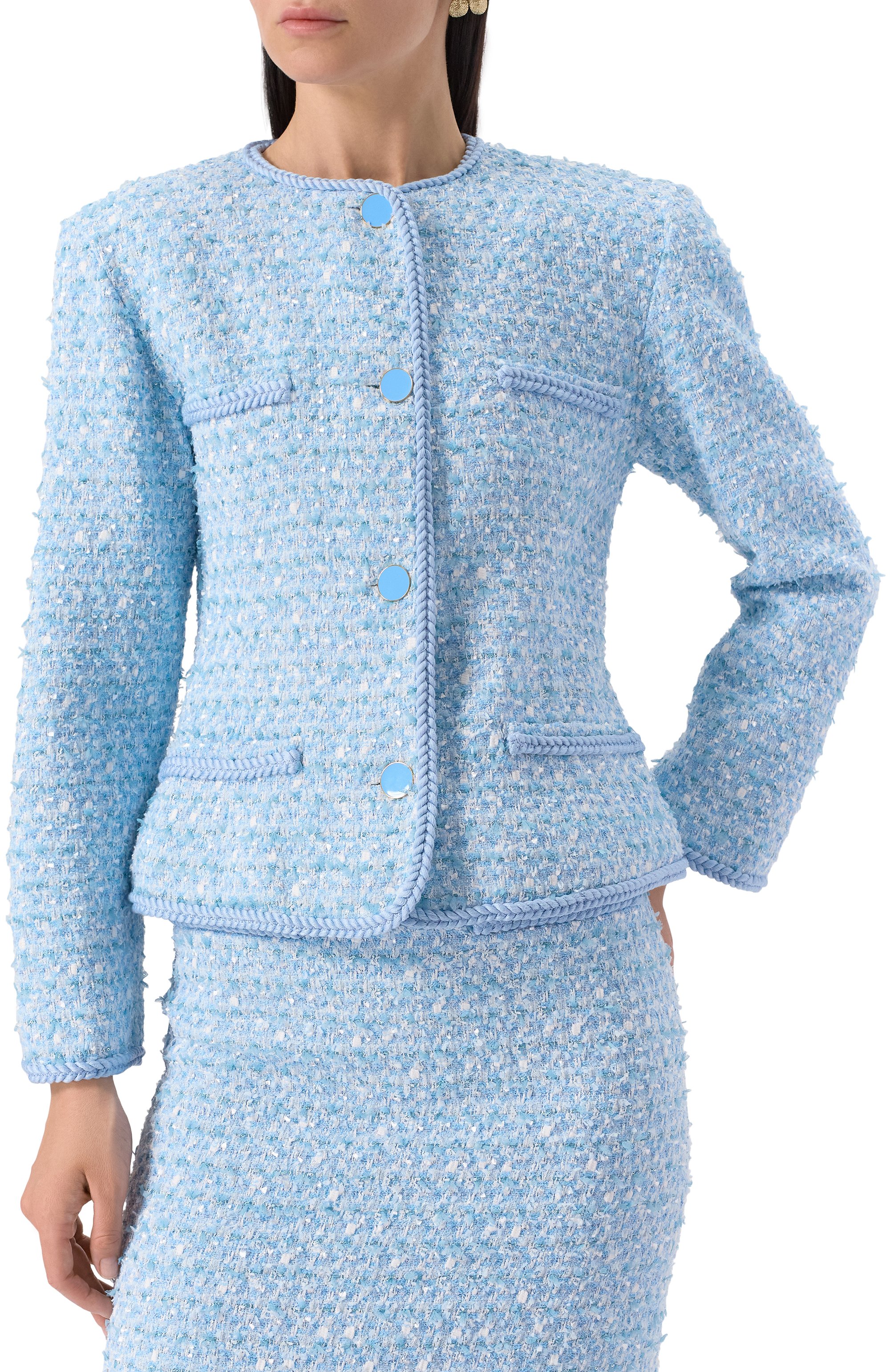 Твидовый жакет ROWEN ROSE, арт. JCK_RR402, фото 3