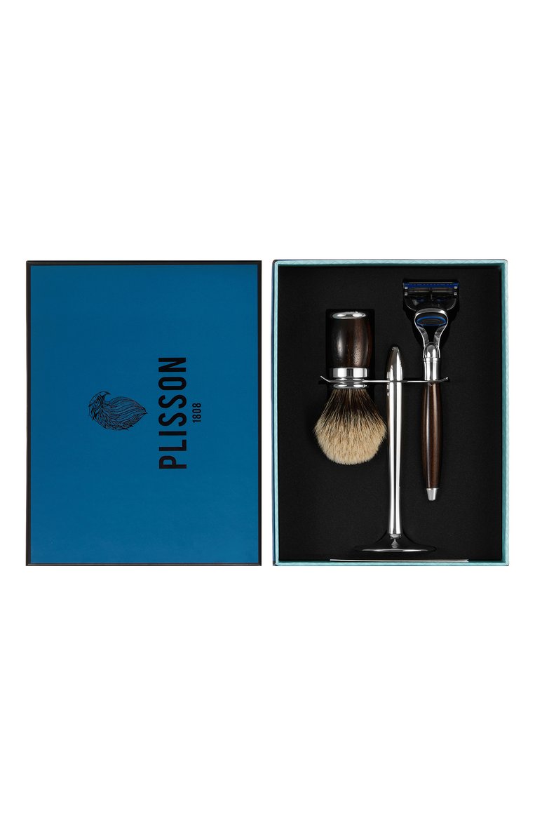 Мужского набор для бритья ebony and european grey PLISSON бесцветного цвета, арт. PLSNJ3982FC3 | Фото 2 (Региональные ограничения белый список (Axapta Mercury): Не проставлено; Нос: Не проставлено; Косметика кросс-кт: Уход М; Назначение: Для бритья)