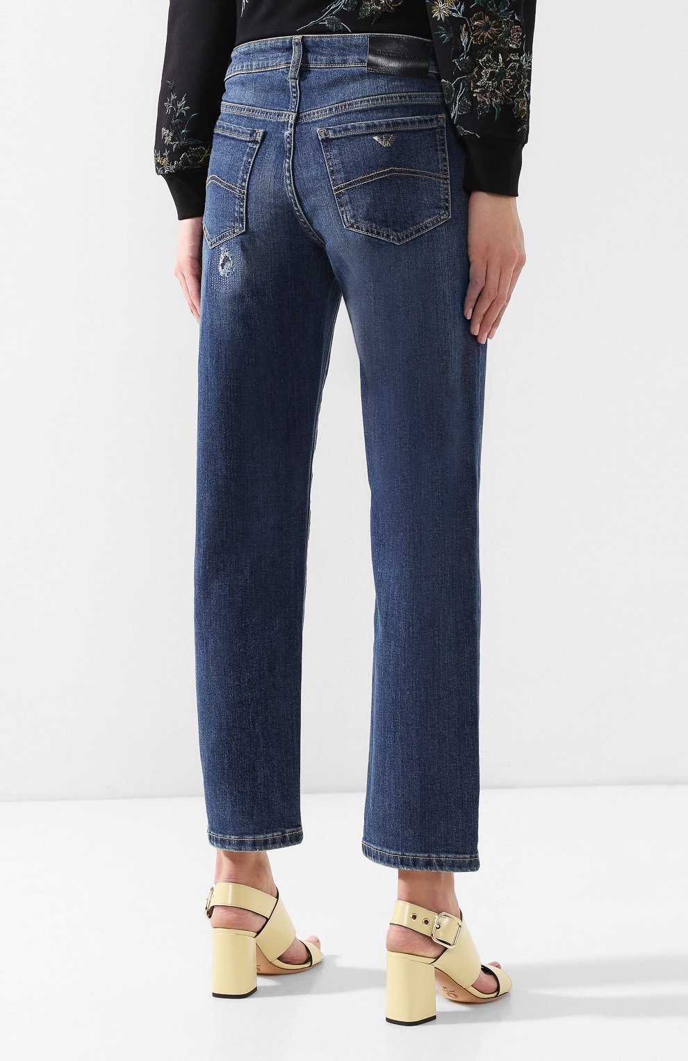 Джинсы с потертостями EMPORIO ARMANI, арт. 3G2J04/2D4LZ, фото 4