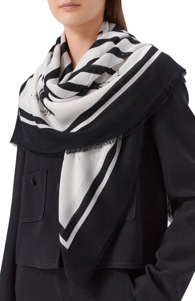 Шаль из вискозы EMPORIO ARMANI, арт. EW004582/AF25418, фото 2