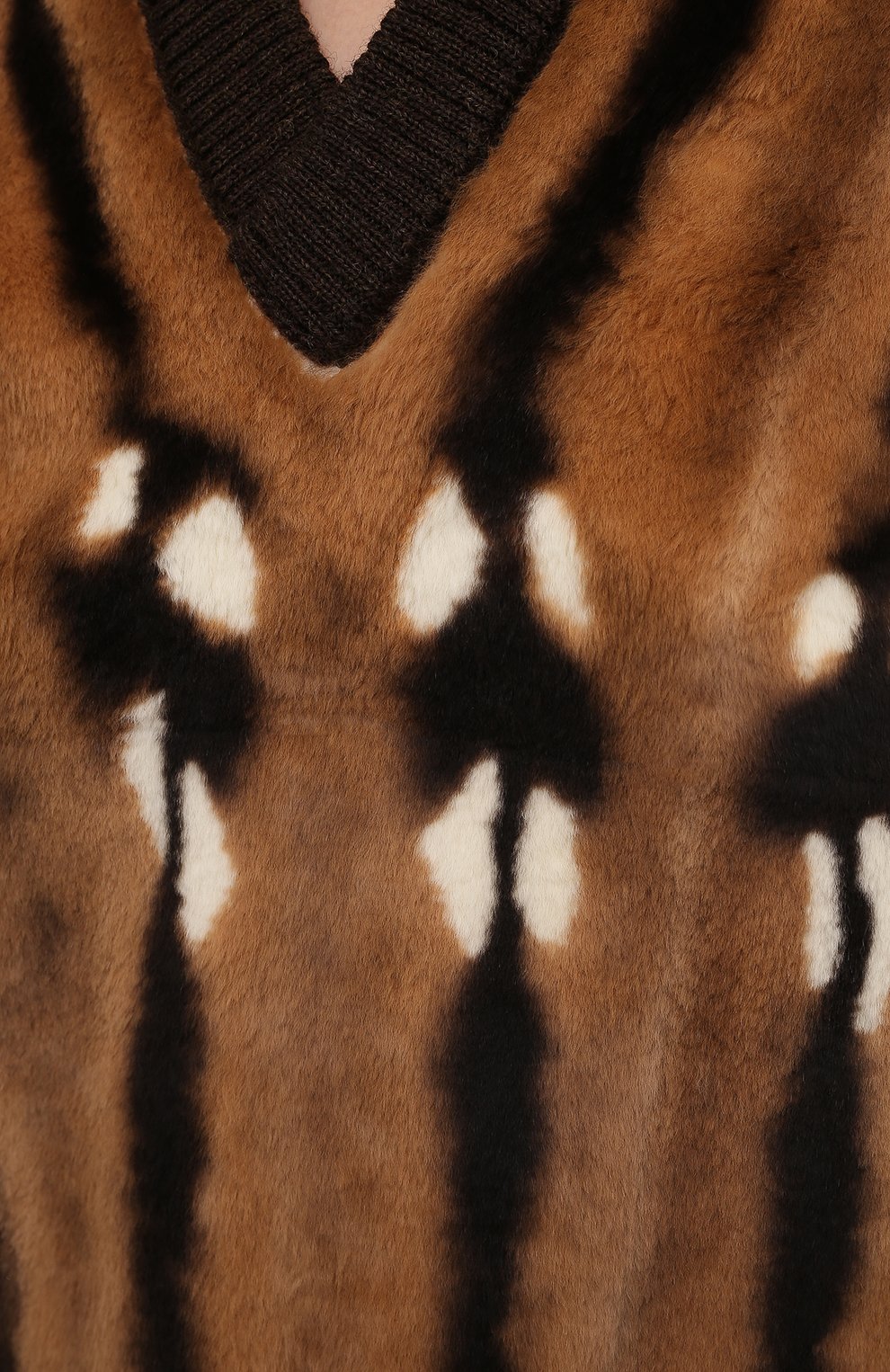 Жилет из меха кролика SAINT LAURENT, арт. 672021/Y7ZC2, фото 5