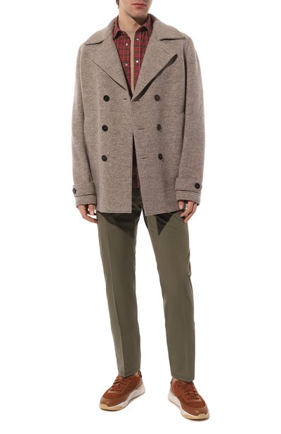 Кожаные кроссовки SANTONI, арт. MBI021534BTTGSU8C45, фото 2