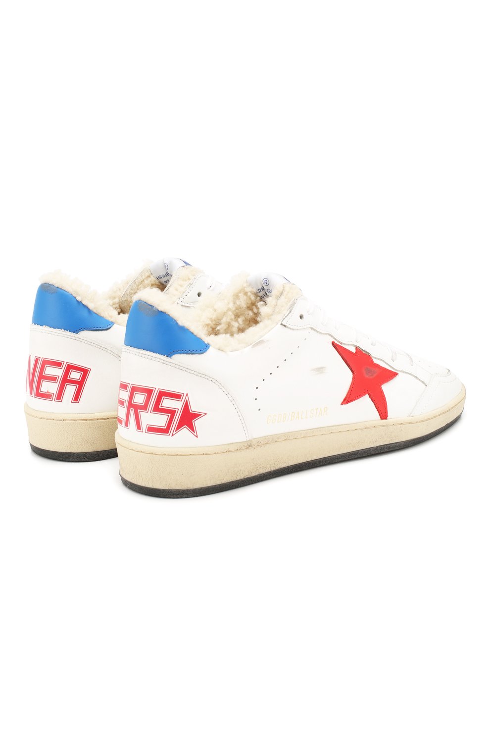 Кожаные кеды ball star GOLDEN GOOSE DELUXE BRAND, арт. G35MS592.V8, фото 6