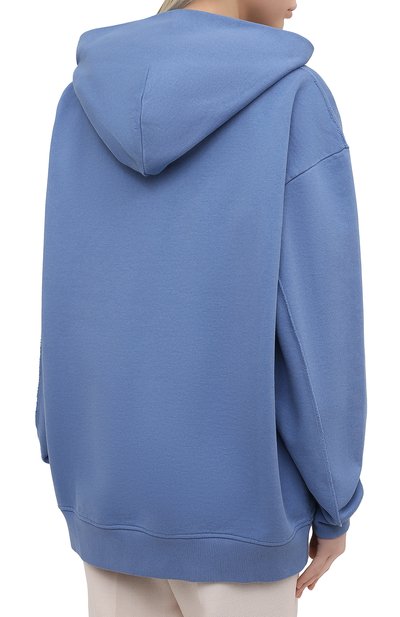 Хлопковое худи ACNE STUDIOS голубого цвета по цене 49950 руб., арт. AI0079, фото 4 Хлопковое худи ACNE STUDIOS, арт. AI0079, фото 4