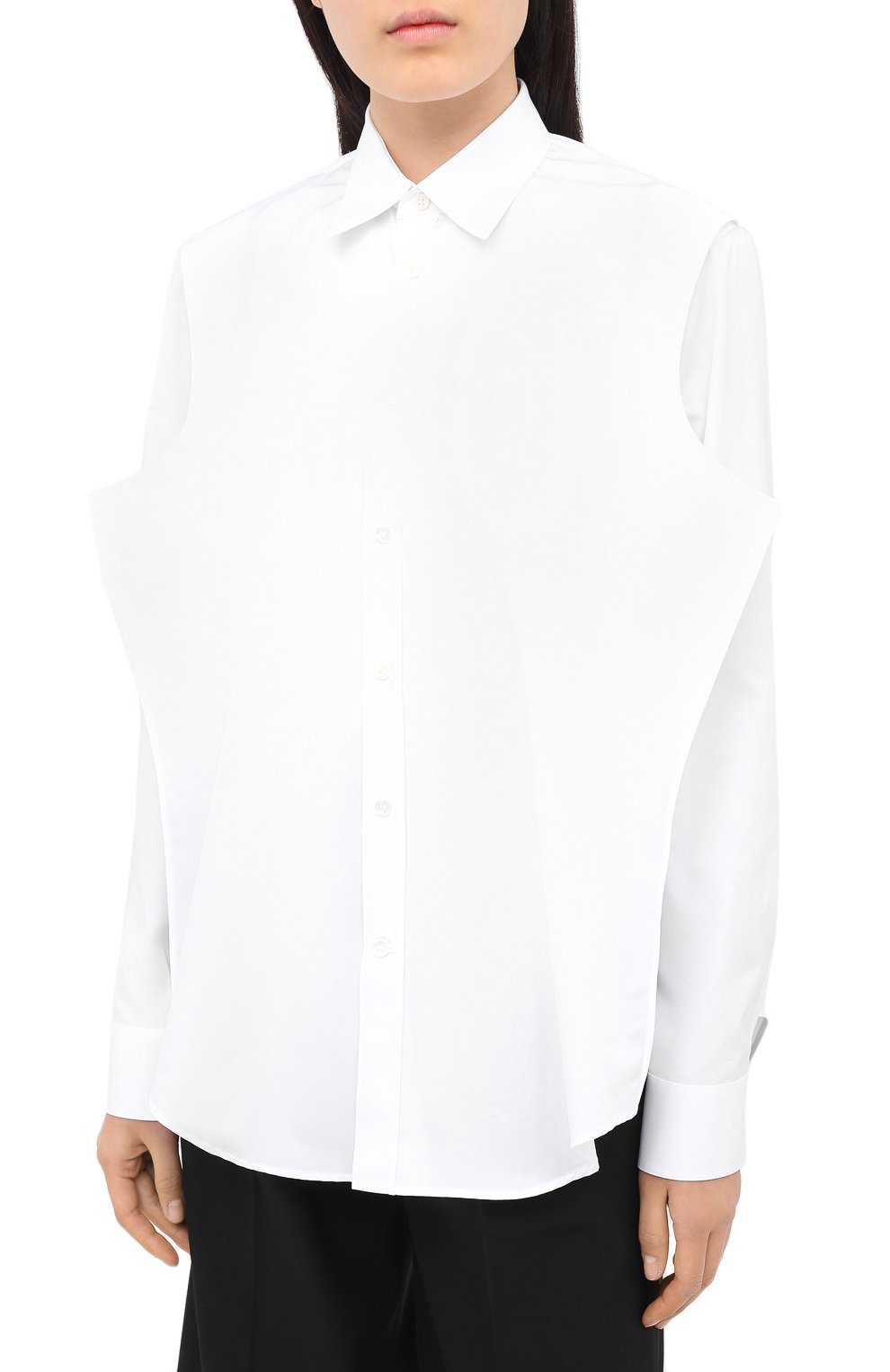Хлопковая рубашка MAISON MARGIELA, арт. S51DL0354/S52245, фото 3