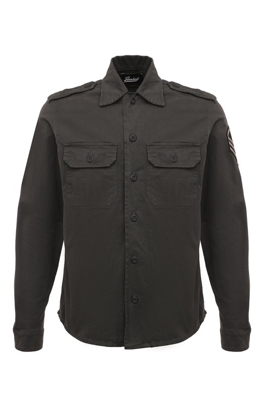 

Хлопковая рубашка Barbed, Серый