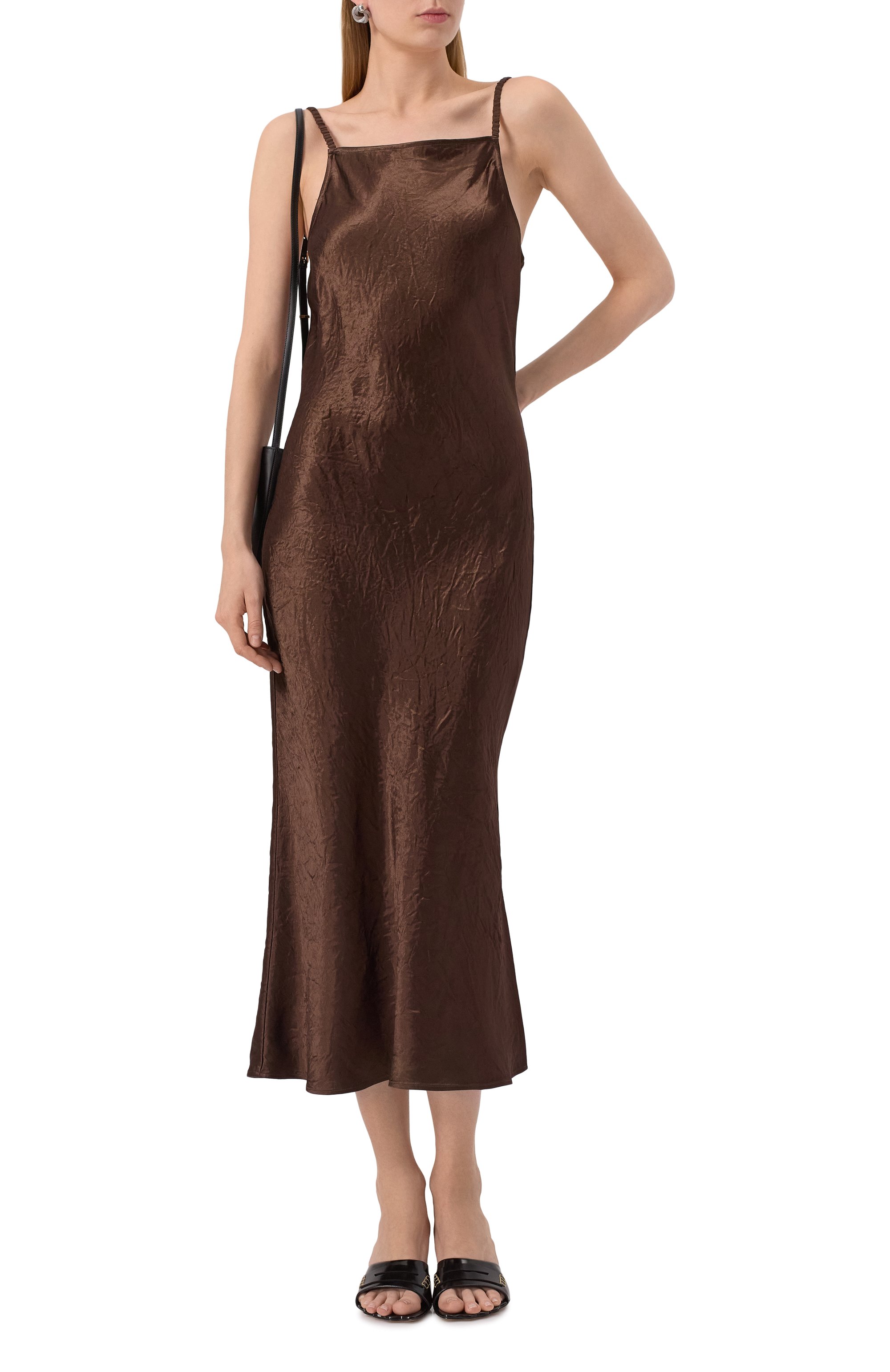 Атласное платье CLOSED, арт. C98034-26A-22, фото 2