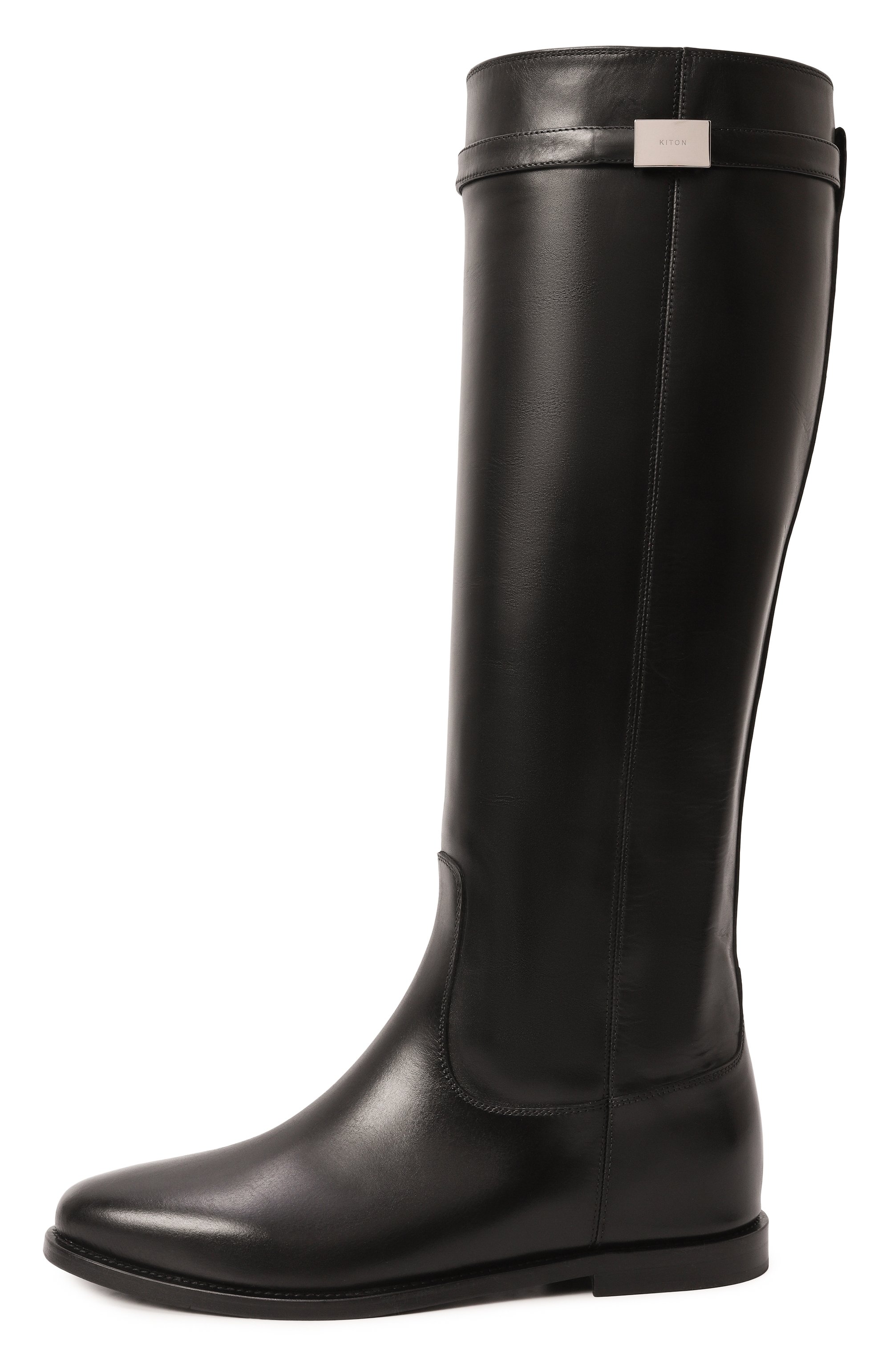 Кожаные сапоги KITON, арт. D58804N0102702, фото 4