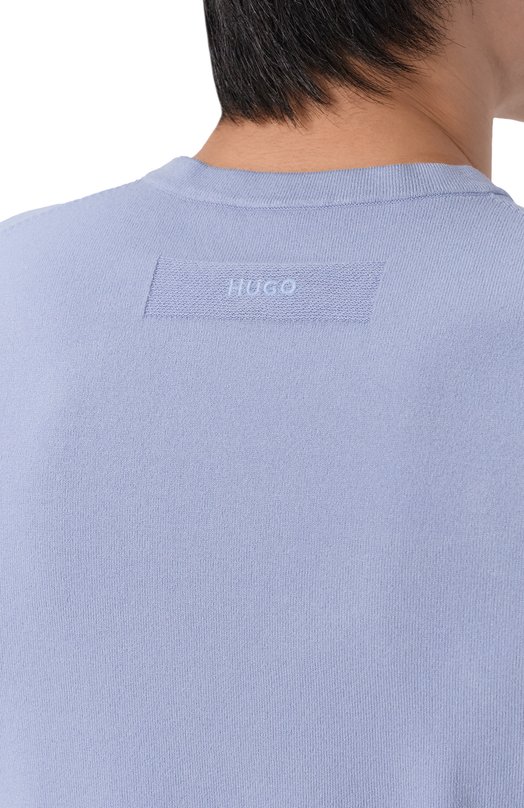Джемпер из вискозы HUGO 50532074 Голубой  50532074 Фото 5