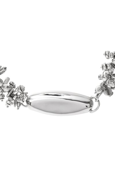 Колье DRIES VAN NOTEN серебряного цвета по цене 98550 руб., арт. 251-018229-081, фото 4 Колье DRIES VAN NOTEN, арт. 251-018229-081, фото 4