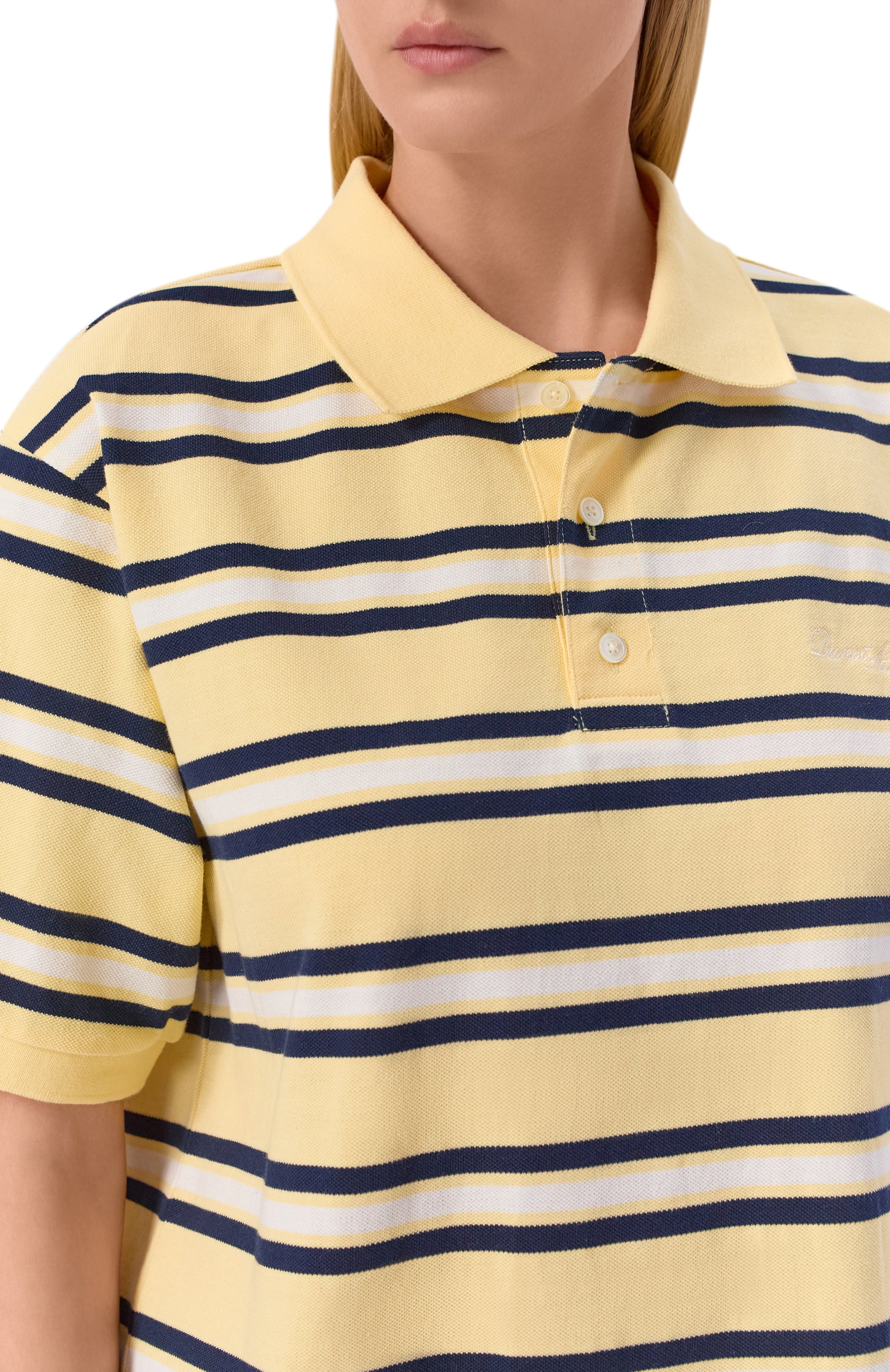 Хлопковое поло DUNST, арт. UDTS6B121Y1, фото 5