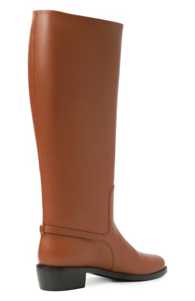 Кожаные сапоги FERRAGAMO коричневого цвета по цене 225000 руб., арт. 01K226/784902, фото 5 Кожаные сапоги FERRAGAMO, арт. 01K226/784902, фото 5