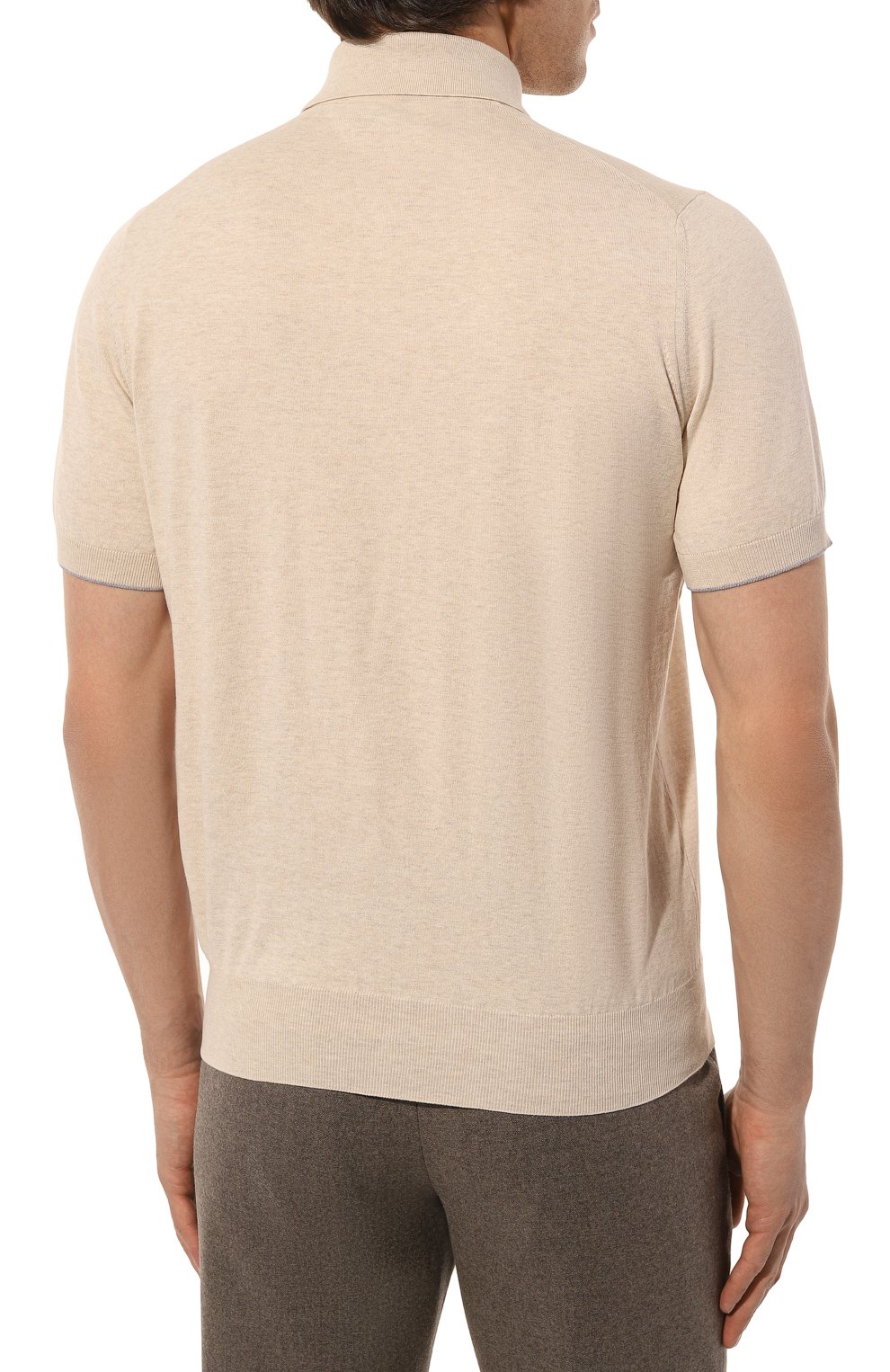 Хлопковое поло BRUNELLO CUCINELLI, арт. M29800125, фото 4