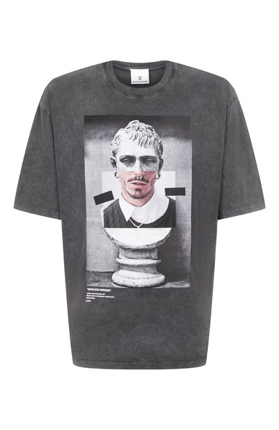 Мужская хлопковая футболка DIEGO VENTURINO, арт. DVTS0NSP