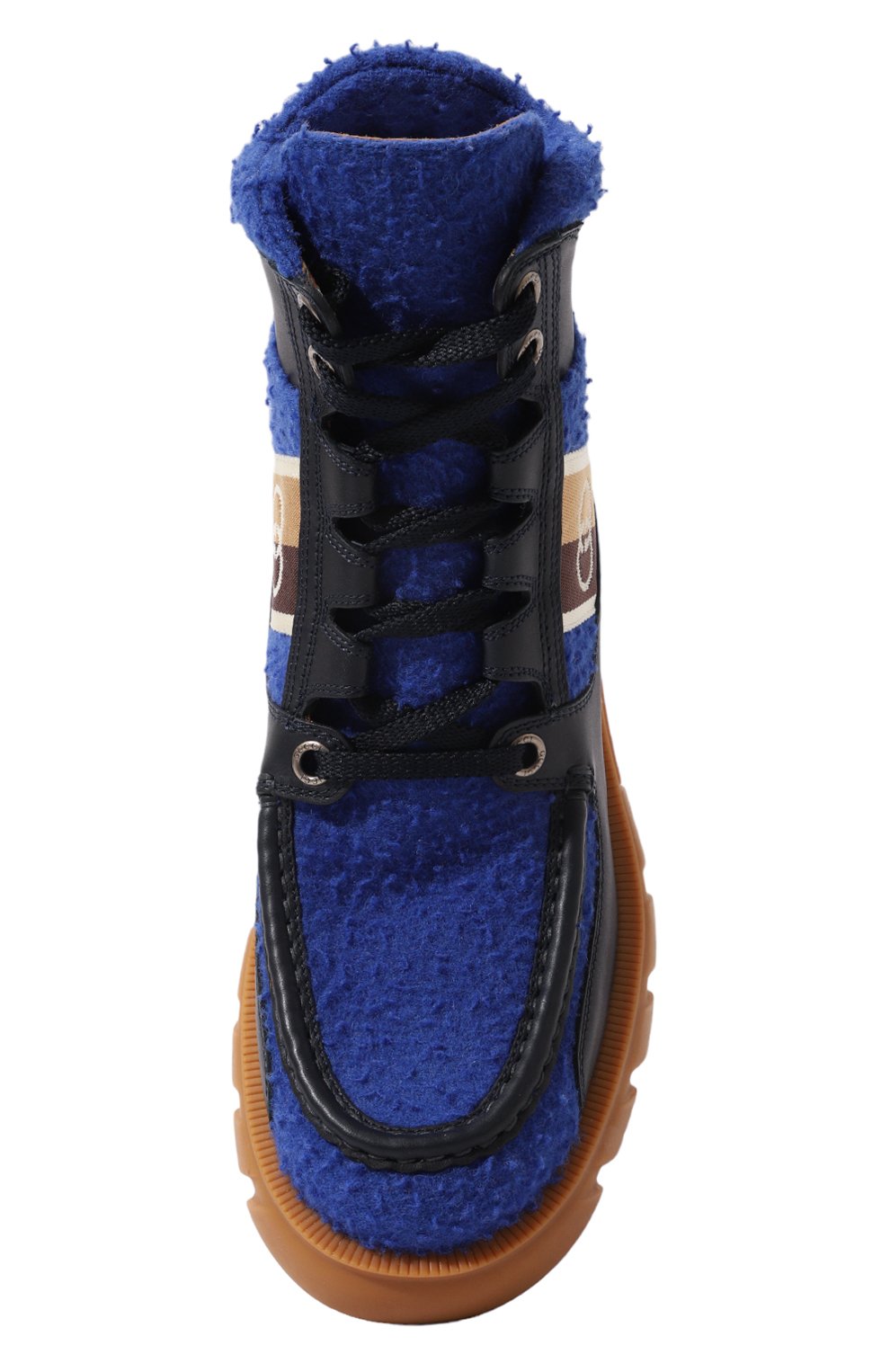 Комбинированные ботинки romance GUCCI, арт. 681771 2JW20,  фото 6