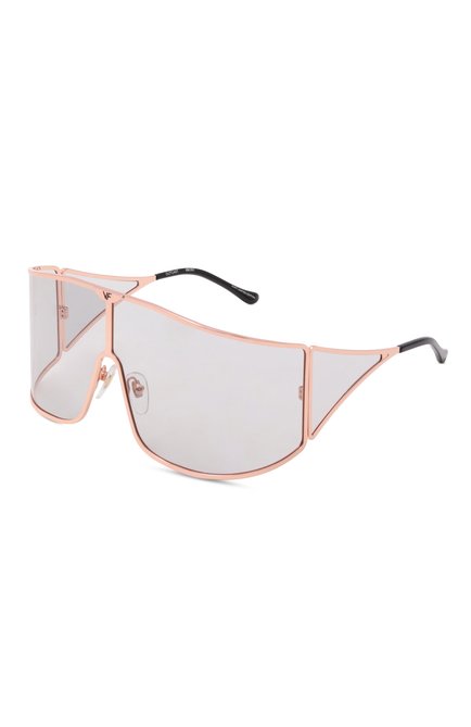 Женские солнцезащитные очки VINTAGE FRAMES серого цвета, арт. 0UTCAST 24KT R0SE G0LD/GRAY | Фото 1 (Нос: Не проставлено; Региональные ограничения белый список (Axapta Mercury): Не проставлено)