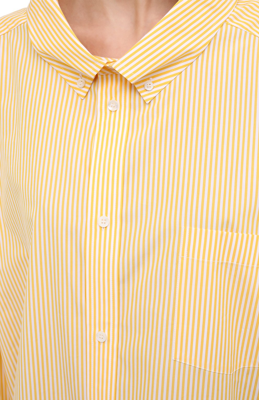 Хлопковая рубашка BALENCIAGA, арт. 622050/TYB19, фото 5