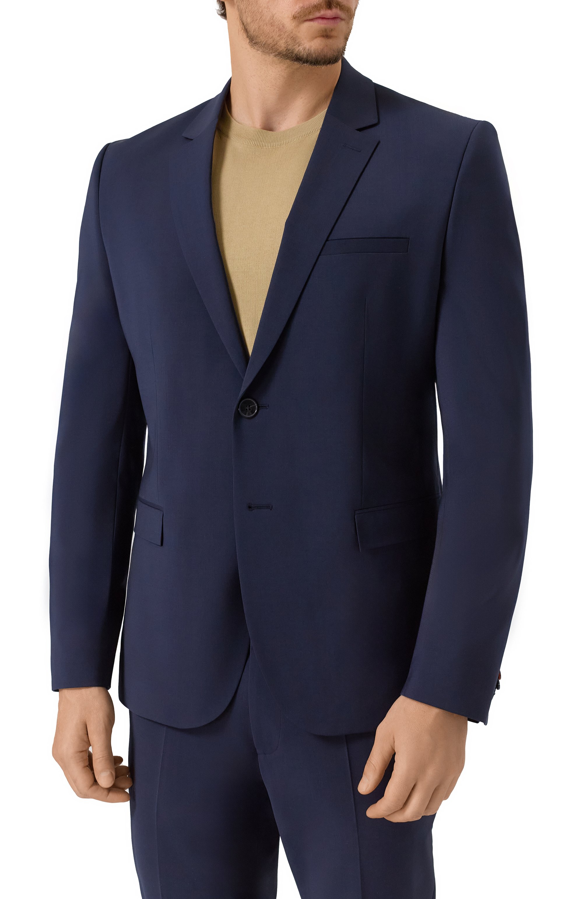 Костюм HUGO темно-синего цвета по цене 54950 руб., арт. 50540141, фото 4 Костюм HUGO, арт. 50540141, фото 4