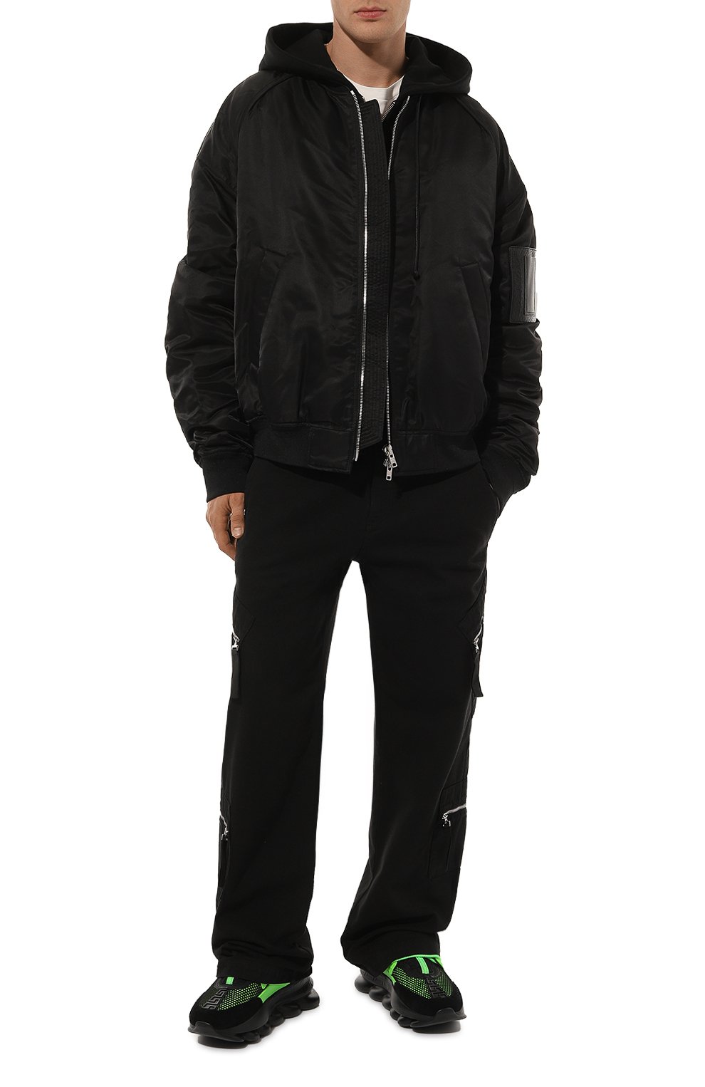 Комбинированные кроссовки chain reaction VERSACE, арт. DSU7071/1A06085, фото 2