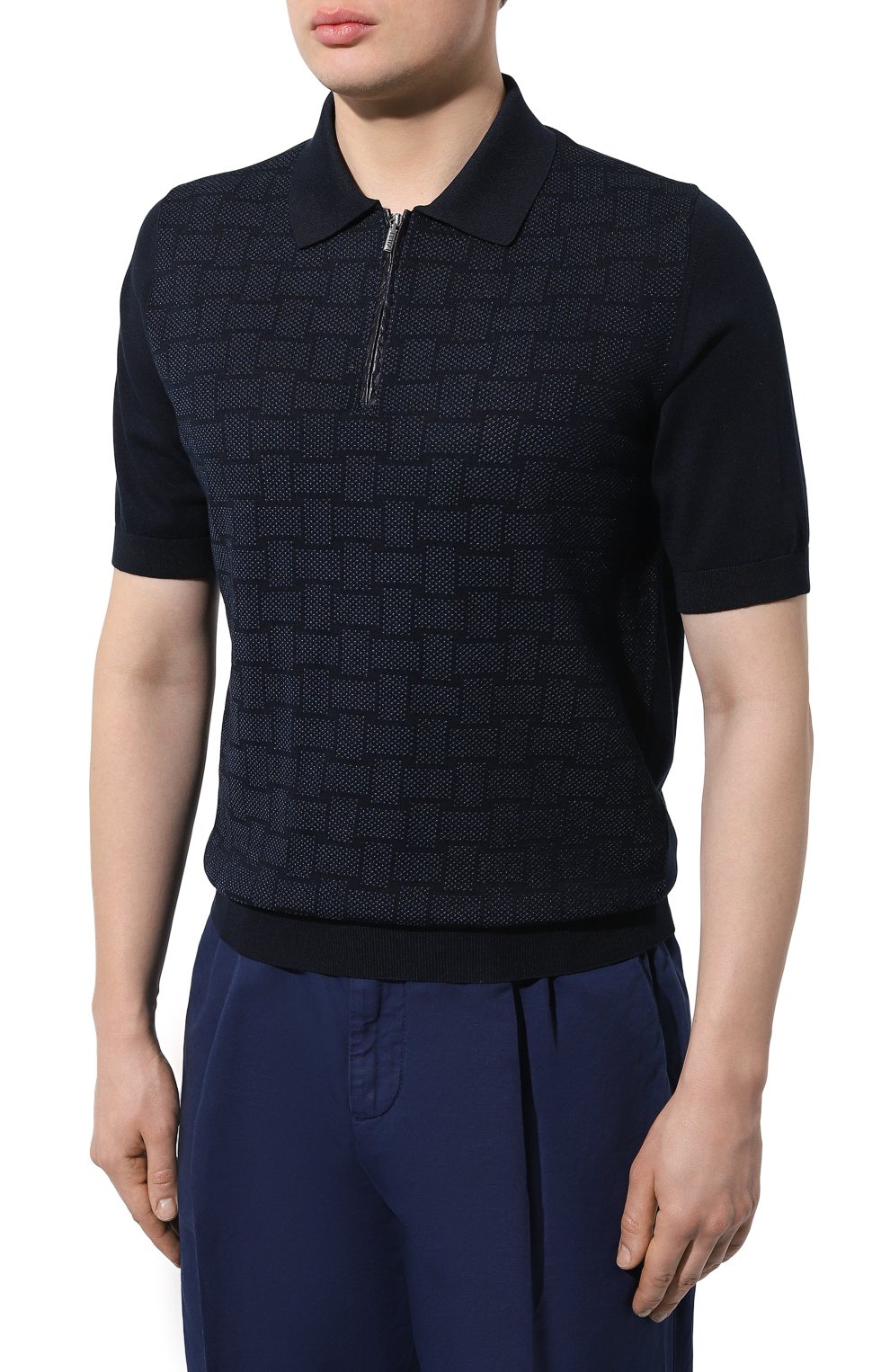 Поло из шелка и хлопка ZILLI, арт. KZP002M0153VINT00, фото 3