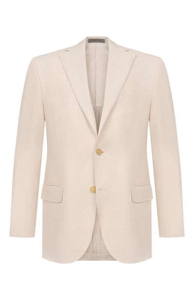 Мужской пиджак изо льна и шерсти CORNELIANI, арт. 27X008/2718258