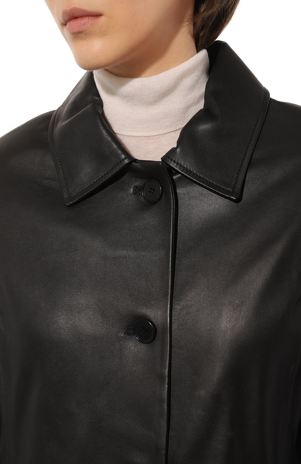 Кожаное пальто LOULOU DE SAISON, арт. UV0N, фото 5