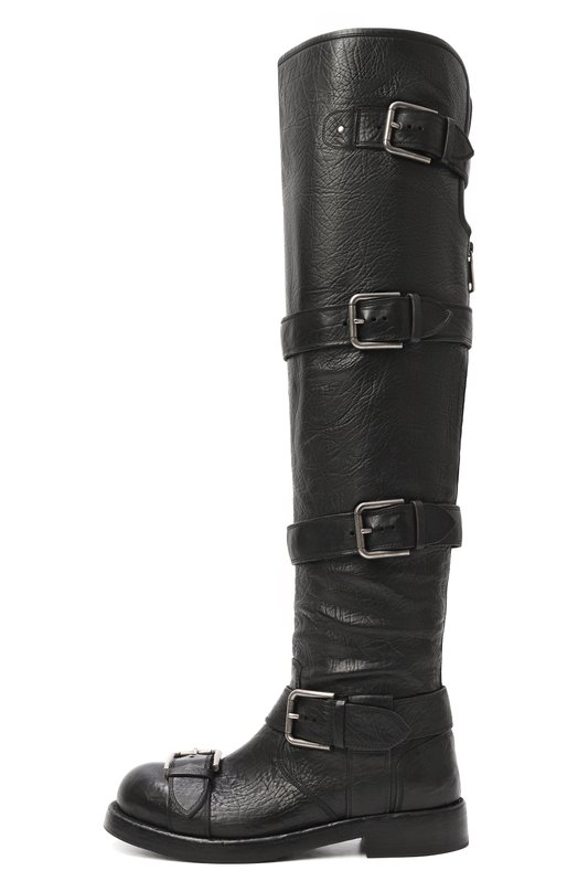 Кожаные ботфорты Bernini Dolce & Gabbana CU1239/AW352 Чёрный  CU1239/AW352 Фото 4