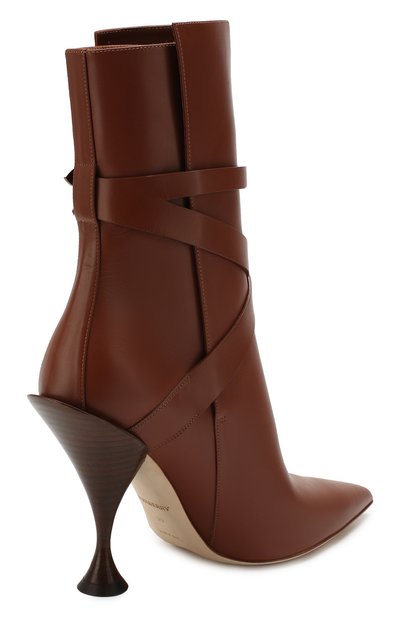 Кожаные ботильоны BURBERRY, арт. 8020112, фото 4