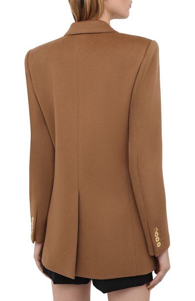 Шерстяной жакет SAINT LAURENT бежевого цвета по цене 355500 руб., арт. 631607/Y3B45, фото 5 Шерстяной жакет SAINT LAURENT, арт. 631607/Y3B45, фото 5