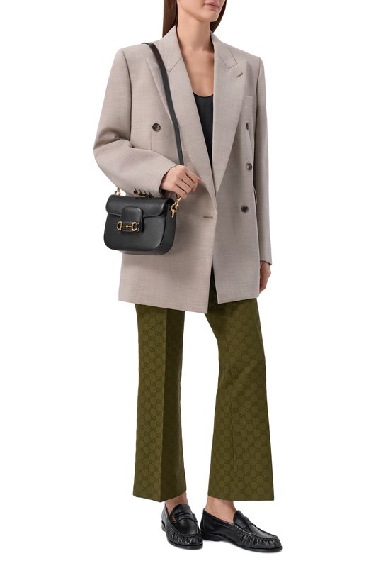 Сумка GG 1955 Horsebit mini Gucci 658574/18YSG Чёрный  658574/18YSG Фото 3