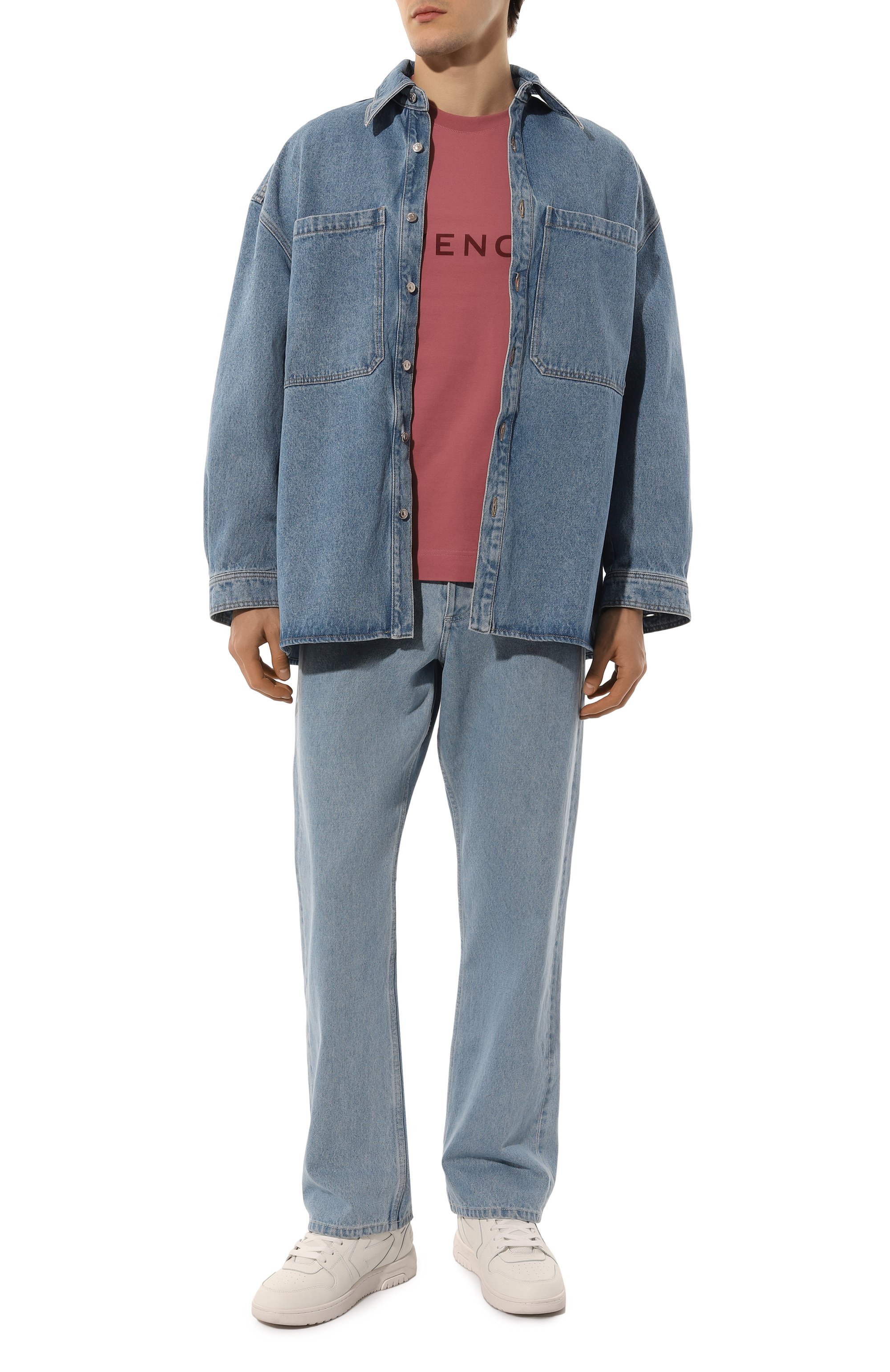 Хлопковая футболка GIVENCHY, арт. BM716G3YAC, фото 2