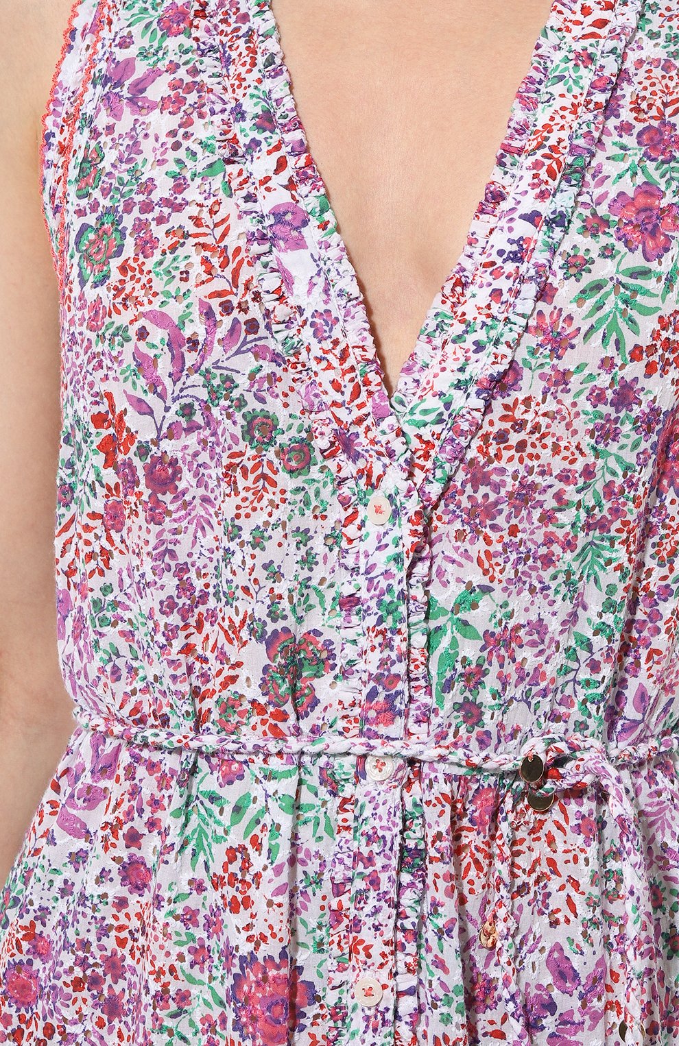 Хлопковое платье POUPETTE ST BARTH, арт. WNAR24LZNWL, фото 5