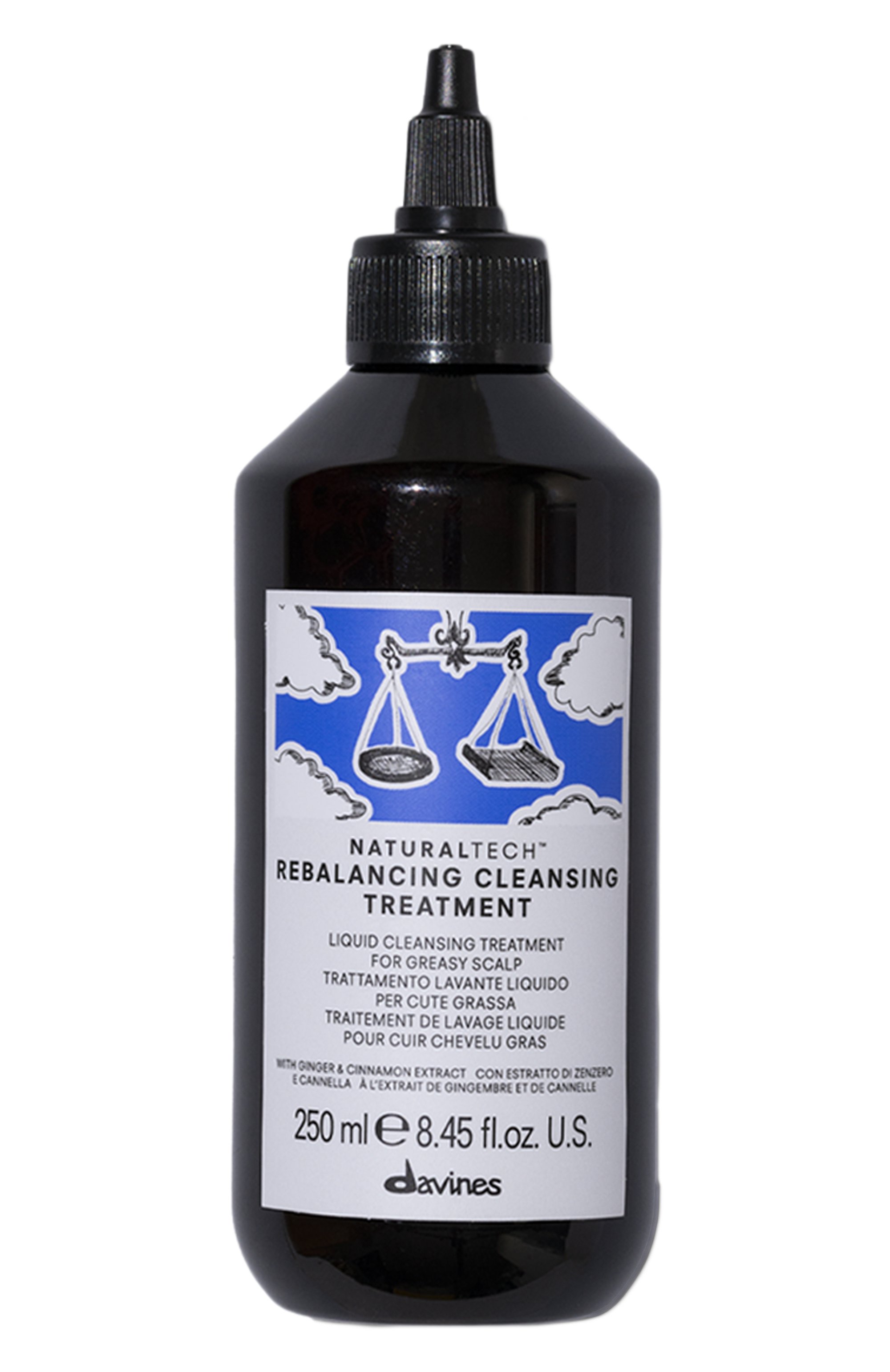 Очищающий уход для баланса кожи головы rebalancing (250ml) DAVINES, арт. 71331, фото 1