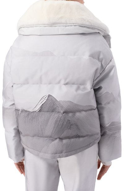 Пуховик с отделкой из кролика YVES SALOMON, арт. KV00460/J19G, фо�то 4