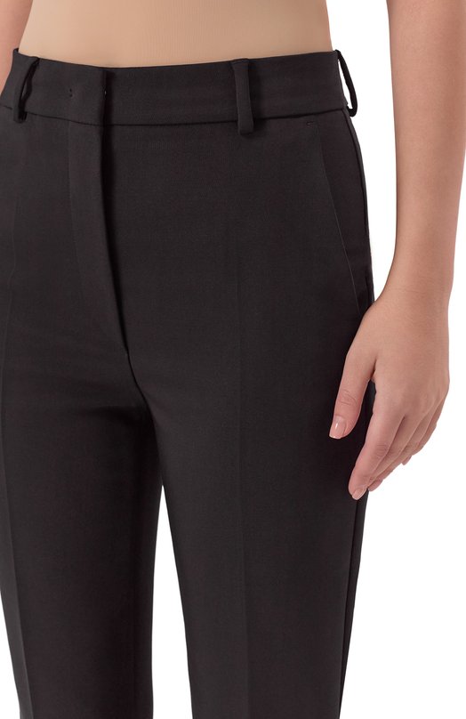 Брюки из вискозы Sportmax FETTA Чёрный  FETTA Фото 5