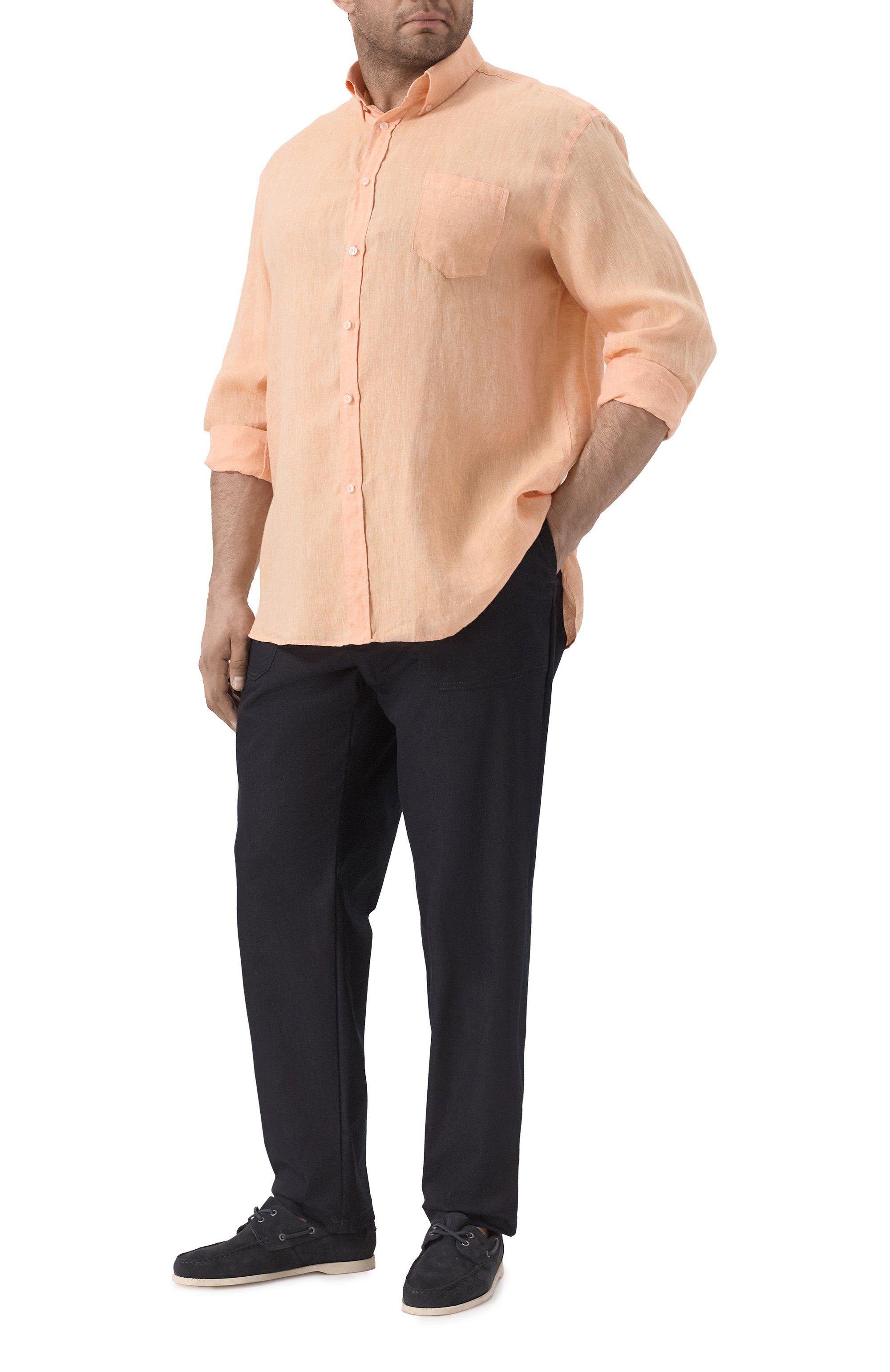 Льняная рубашка PAUL&SHARK, арт. 25413006R/46, фото 2