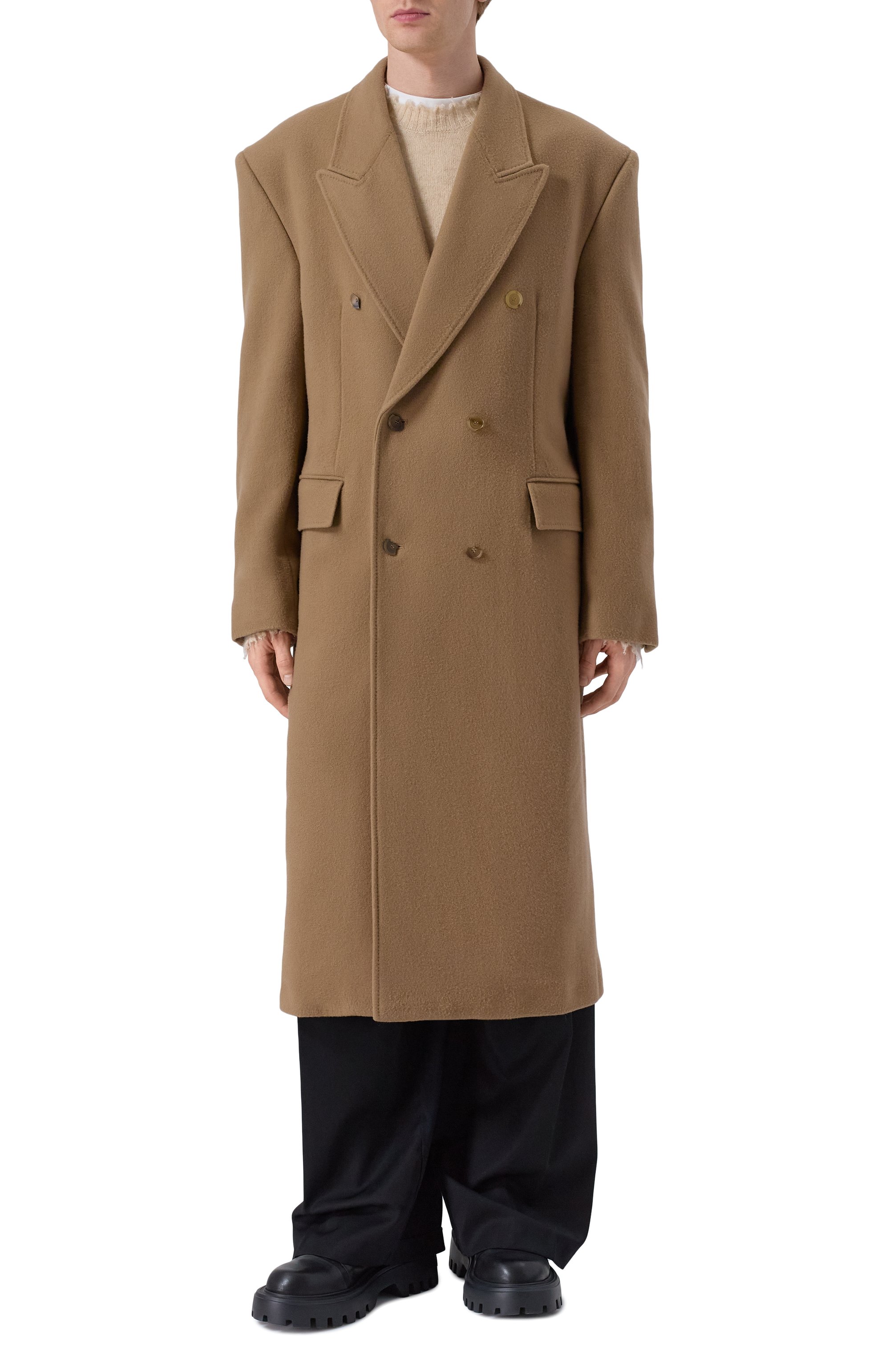 Шерстяное пальто BALENCIAGA, арт. 850614/TQU14, фото 3