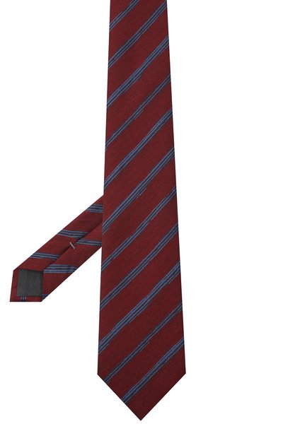 Галстук из шелка и шерсти ZEGNA красного цвета по цене 18950 руб., арт. Z8E33/18H, фото 2 Галстук из шелка и шерсти ZEGNA, арт. Z8E33/18H, фото 2