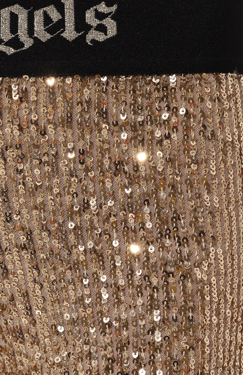 Брюки с отделкой пайетками PALM ANGELS, арт. PWCA101F24FAB002, фото 5