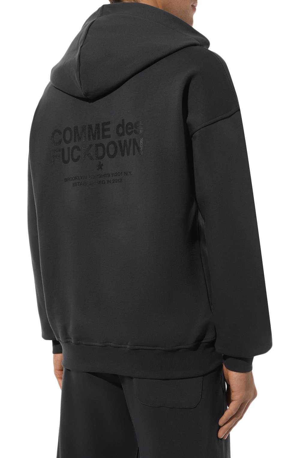 Хлопковое худи COMME DES FUCKDOWN, арт. CFABM01325, фото 4