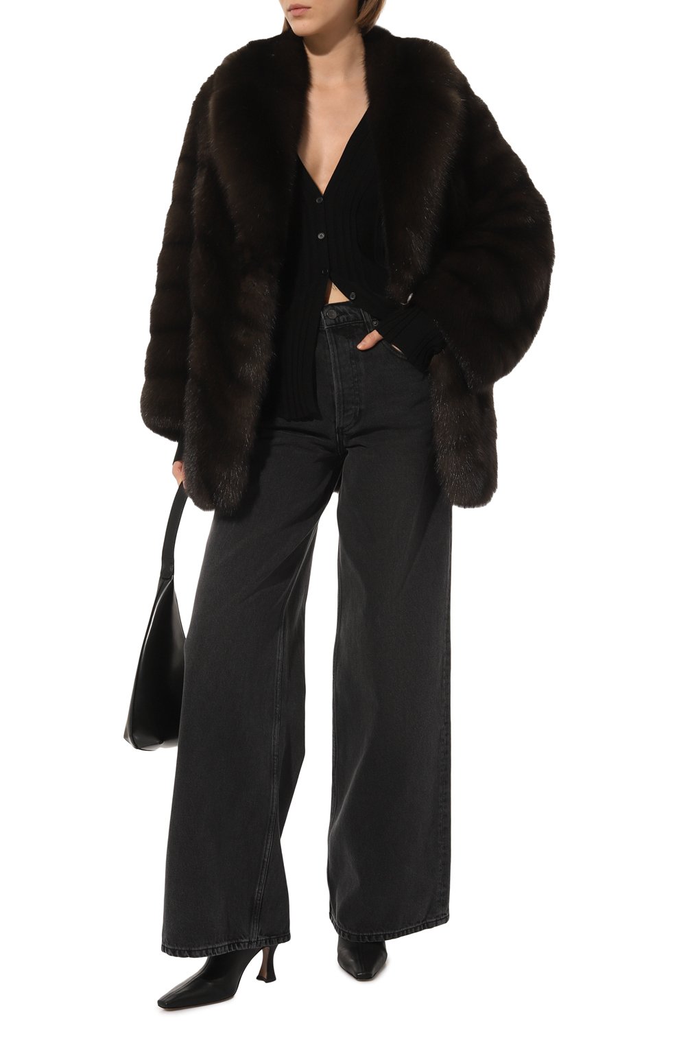 Шуба из меха соболя VM, арт. RINA, фото 2