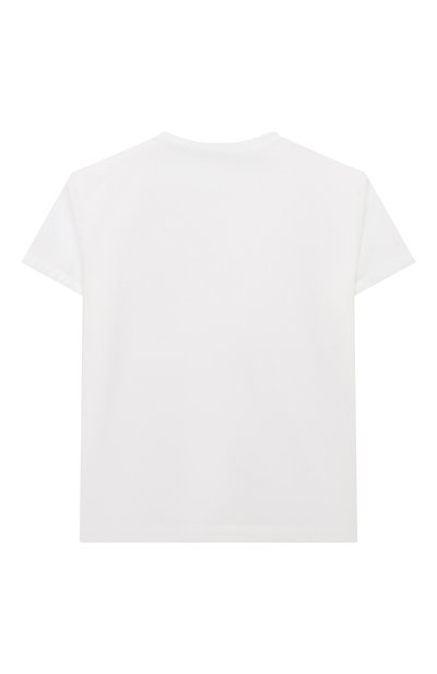 Хлопковая футболка BALMAIN белого цвета по цене 18350 руб., арт. BS8R31, фото 2 Хлопковая футболка BALMAIN, арт. BS8R31, фото 2