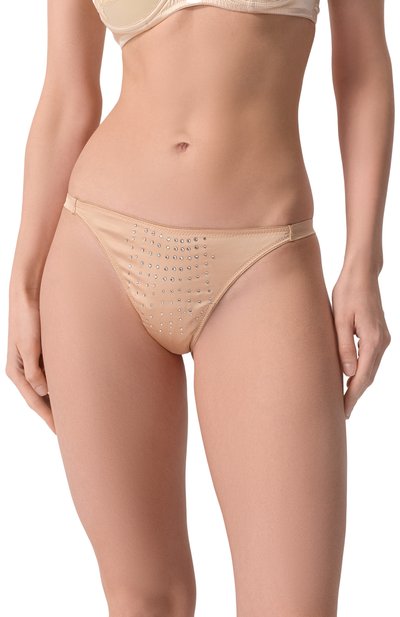 Шелковые трусы-танга с отделкой кристаллами swarovski I.D. SARRIERI, арт. M5643, фото 2